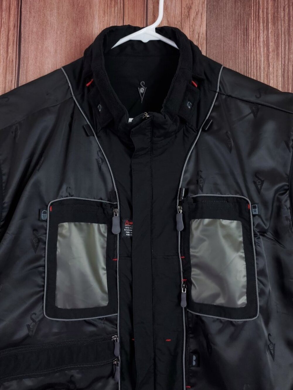 SCOTTEVEST SeV Mens XL Black Travel Vest TEC Multi Pocket Utility Tech Gadget - Picture 8 of 13